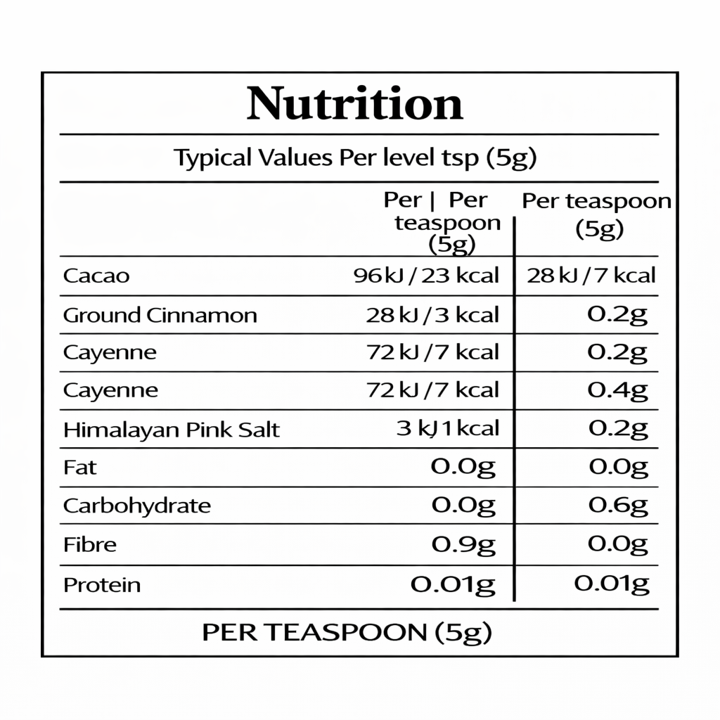 Spiced Cacao Tonic Blend