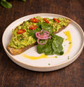 Organic Smashed Chilli Avocado on Sourdough